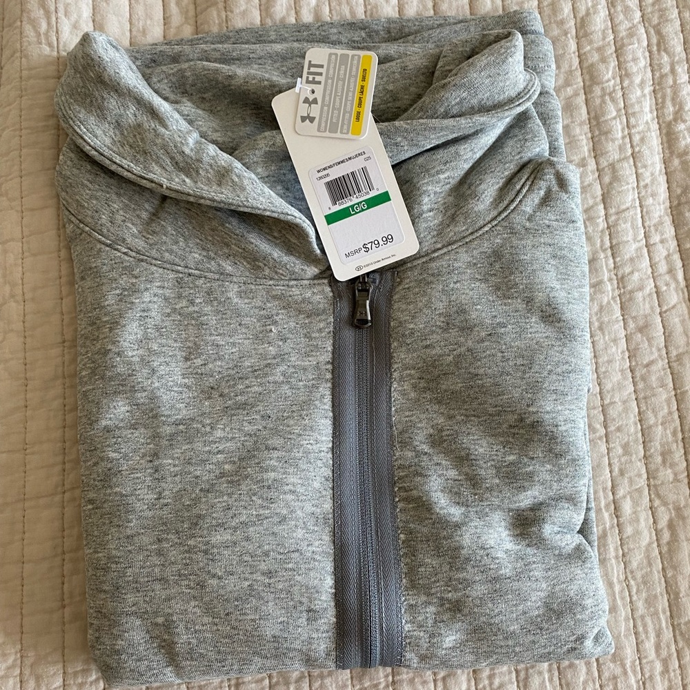 Under armour pose for full zip sweatshirt